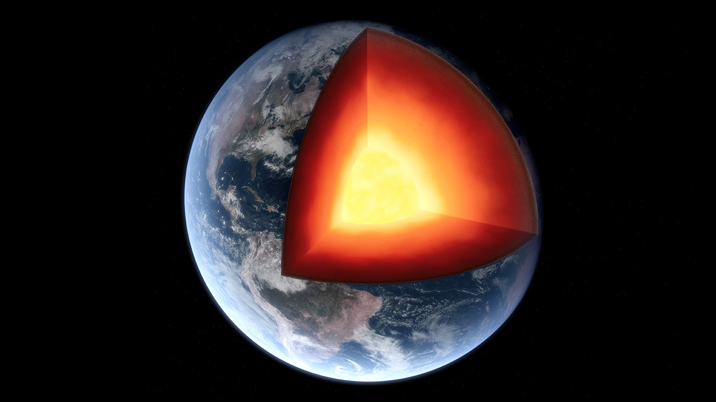 Earth’s core may hide dozens of oceans of hydrogen