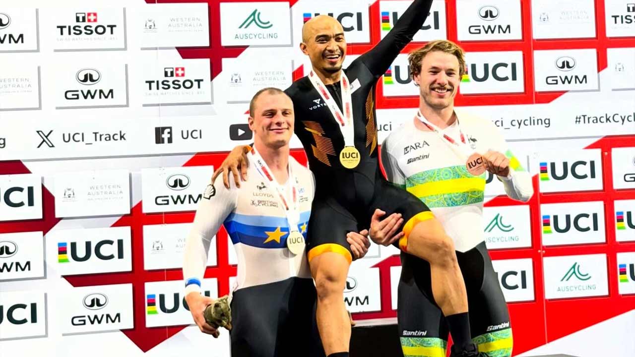 "The Pocket Rocketman" rangkul emas keirin pada piala dunia di Australia